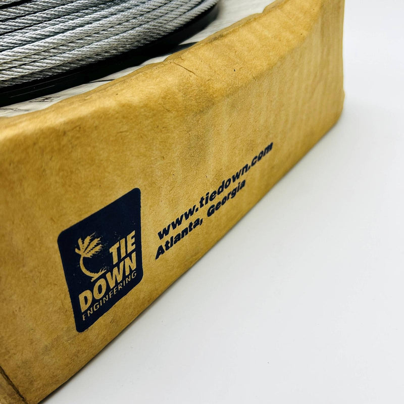 Tie Down Engineering 51070 Cable Galvanized Steel Wire 7x7 1/8" 340lb 500ft/Roll 5