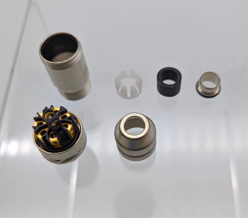 Binder 99-1487-812-08 M12-A Male Connector 8 Contacts IP67 Shieldable 1