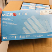 Microflex V244 Disposable Vinyl Glove XL Lightly Powdered Non Sterile 1000/Case 3