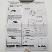 Door O Matic Door Closer SC94 RW / PA Aluminum TBWMS Size 1-4 No Cover NOS 10