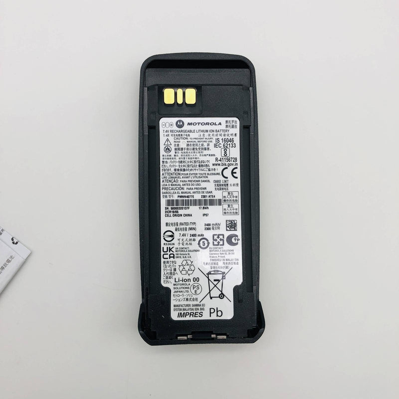 Motorola PMNN4077E Rechargeable Battery Impres LI-ION 2400mAh 7.4V 12