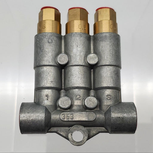 SKF 353-077-700 Piston Distributor Body for MonoFlex Lubrication System 1