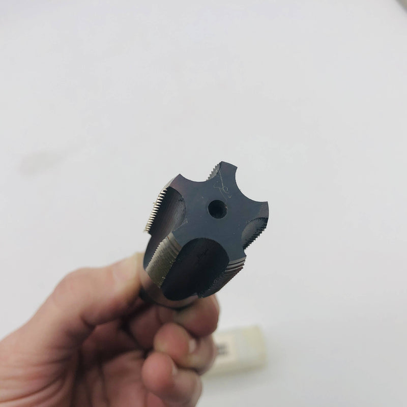 Drillco 290A148 Pipe Tap 2900 3/4-14 Taper Pipe NPT HSS Bright and Black Finish 7