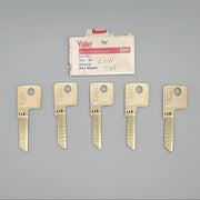 5x Yale EN11 Key Blanks C4R Keyway Nickel Silver 6 Pin NOS 3