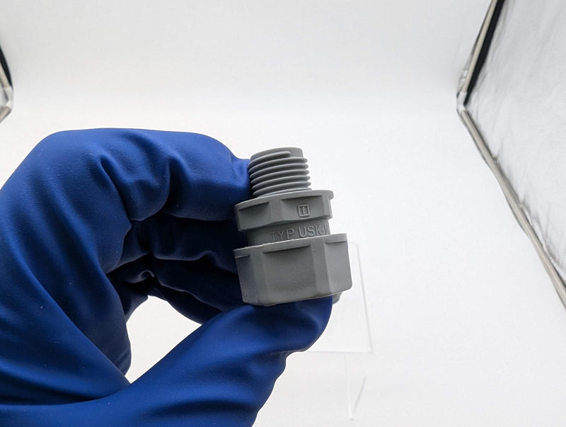 5x LAPP 55501320 Straight Conduit Fittings M16x1.5 Thread 43mm OAL 11mm Opening 2