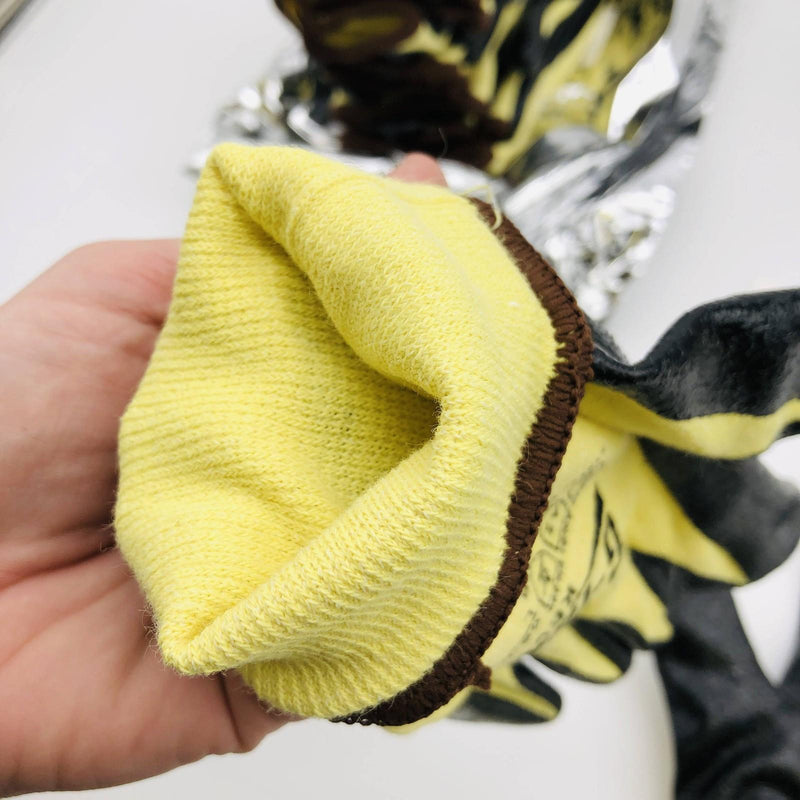 PIP 09-K1450 Work Gloves Size Large Cut Resistant A2 Black Nitrile Palm 12 Pairs 7