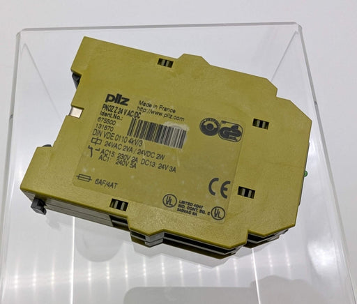 Pilz 675500 Emergency Stop Safety Relay PNOZ-Z-24VAC/DC DIN Rail Mount 24V 2-5A 1