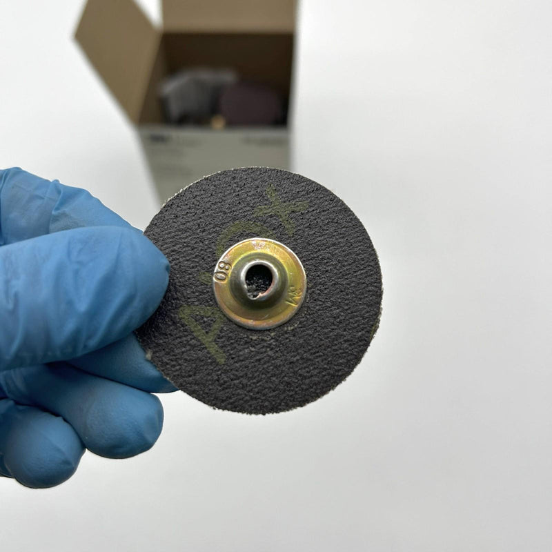 3M Roloc 49938 Quick Change Disc 2inch TSM 361F AO 80 Grit Medium 50pk/Box 5