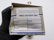 Arrow E42 Double Cylinder Deabolt Lock Satin Bronze 2-3/8" Backset Keyed Diff 9