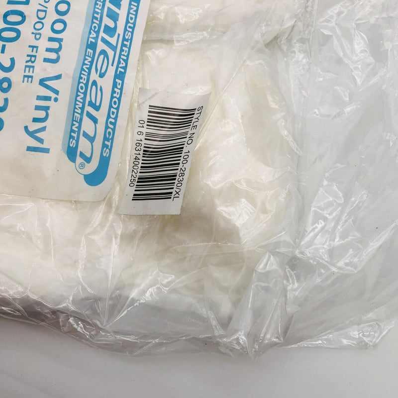 PIP 100-2830 Cleanroom Vinyl Glove XL Single Use Clss 10 Finger Textur 12" 100pk 4