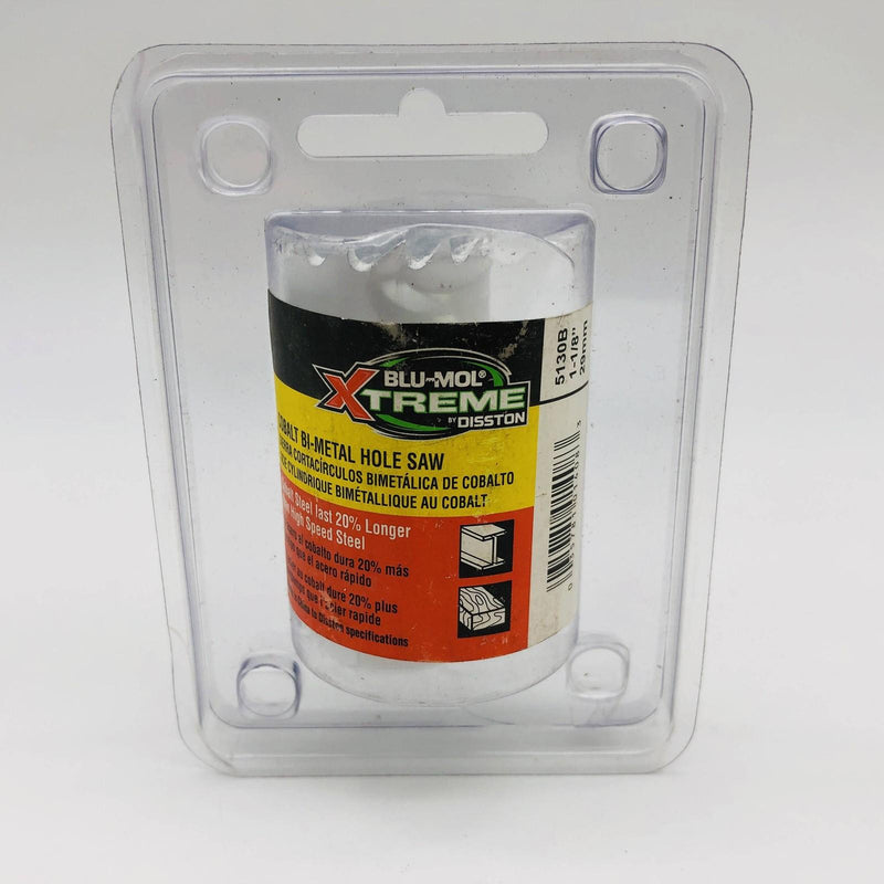 Blu Mol Xtreme 5130B Hole Saw 1-1/8" / 29mm Cobalt Steel Bi-Metal Cats Eye Open 4