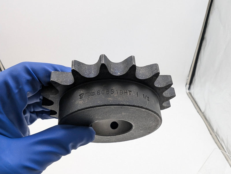 Martin 60BS18HT 1 1/2 Roller Chain Sprocket 1-1/2" Bore 18 Teeth 3/4" Pitch 3