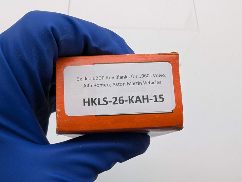 5x Ilco 62DP Key Blanks for 1960s Volvo, Alfa Romeo, Aston Martin Vehicles 4