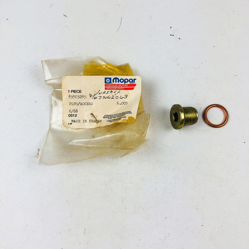 Mopar 83503285 Oil Drain Plug J3062063 OEM NOS Open 8