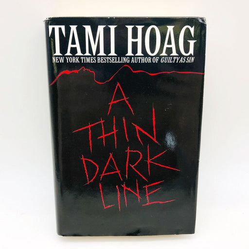 A Thin Dark Line Tami Hoag Hardcover 1997 Psychosexual Thriller Technicality 1