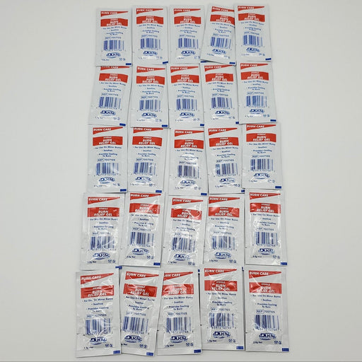 25x Dukal Burn Care Relief Gel Single Dose 3.5g Sterile Packets 7007105 1