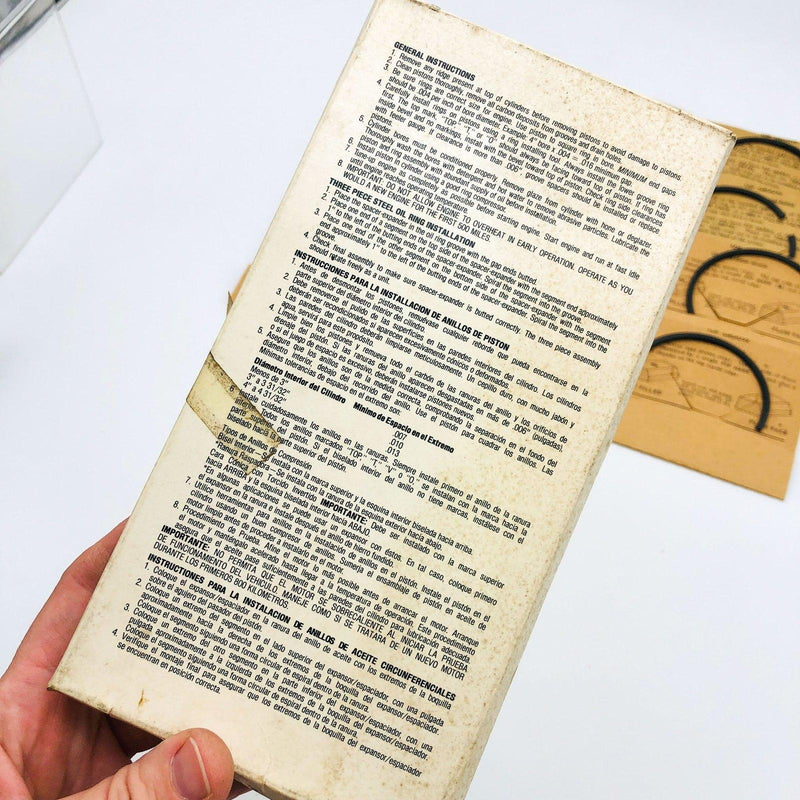 Jeep 919194 Piston Rings Standard New Old Stock NOS BC1602 Std Open 12