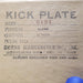 Door Kick Plate 6" x 34" Flat Black 1/8" Thick Burns Manufacturing Plastic USA 7