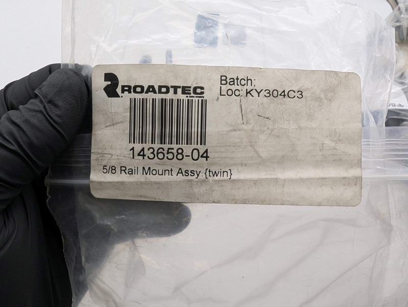 Roadtec 143658-04 5/8" Twin Rail Mount Assembly OEM Paving Equipment