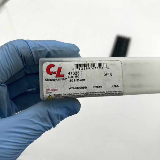 6pk Chicago-Latrobe 47323 Drill Bit 150 8.30mm HSS Black Oxide 5XD 2 Flute Right 2