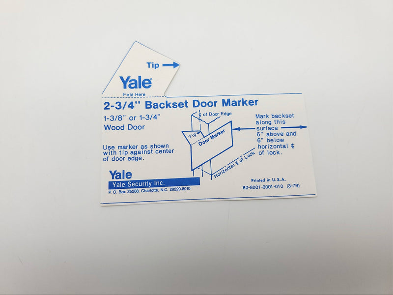 Yale 8708 Mortise Lockset Classroom Function RH Satin Bronze MOR Trim 2-3/4" BS