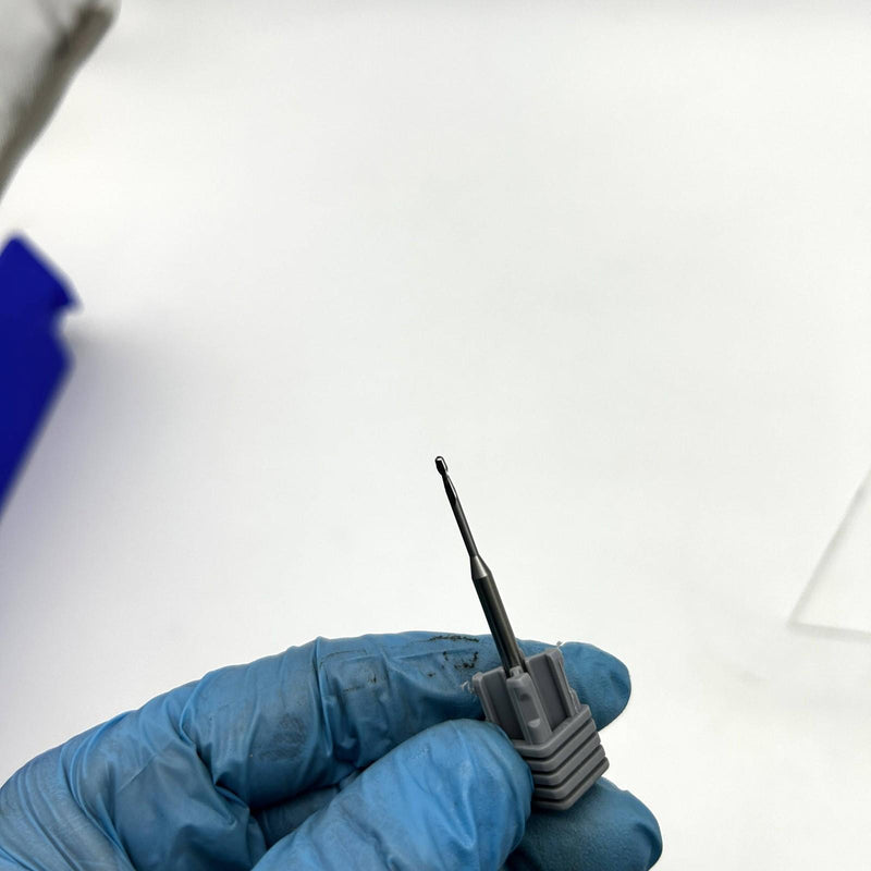 Harvey Tool 811062 Ball End Mill 1/16" Dia x 1/8" Sh x 0.1860" LOC x 2" OAL 2 FL