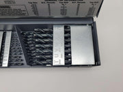 Cle-Line C21127 Jobber Drill Bit Set 1/16" to 1/2" 118 Deg 115 Pieces 6