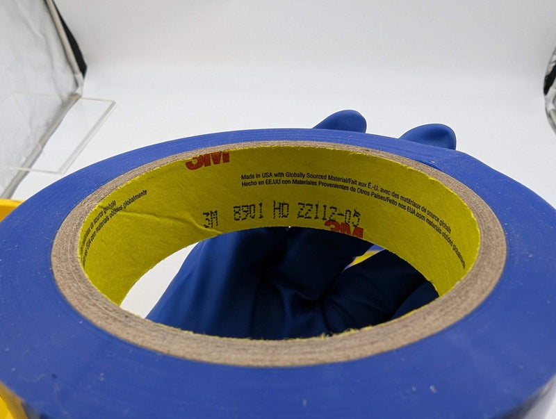 3M 8901 Polyester Film Masking Tape 1in x 72yd Composite Bond Pack of 2 Rolls 4