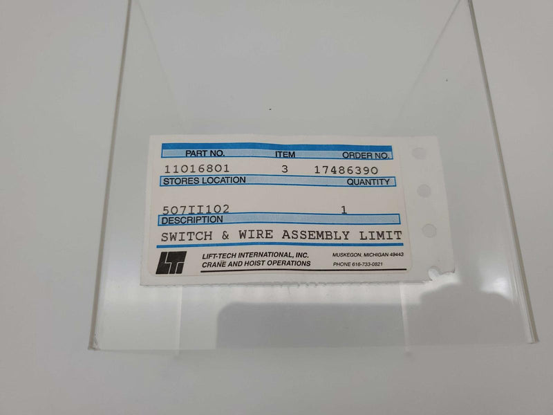 Shaw-Box 11016801 Limit Switch & Wire Assembly Kit for CMCO, Yale & More Hoists 5