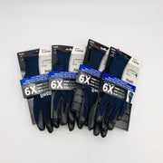 Ansell 97-505 Cut Resistant Work Glove Sz Medium 9 Nitrile Foam Palm 4 Pairs 9