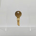 5x Illinois Lock 360 Key Blanks Single Sided, Single Bitted Keyway Brass NOS 1