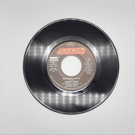 Rubber Rodeo Everybody's Talkin' Single Record Mercury 1986 884 936-7 DJ PROMO 2