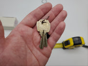 Falcon Mortise Cylinder 1-1/4" Length Satin Chrome # 986 E Keyway 5 Pin 9897 Cam 8