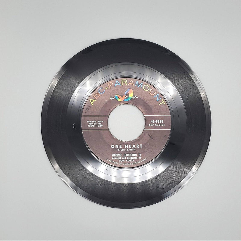 George Hamilton IV One Heart / Now And For Always Single Record ABC 1958 1