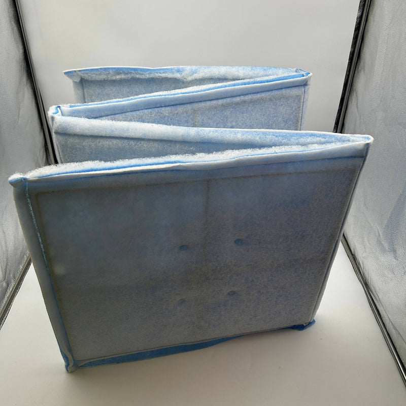 6pk AAF Amerseal 523-782-304 Link Air Filter 20" x 96" 4-Panel 3-Ply Blue Merv 8