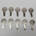 10x Ilco 192 Key Blanks for Some Squire Locks Nickel Plated 3