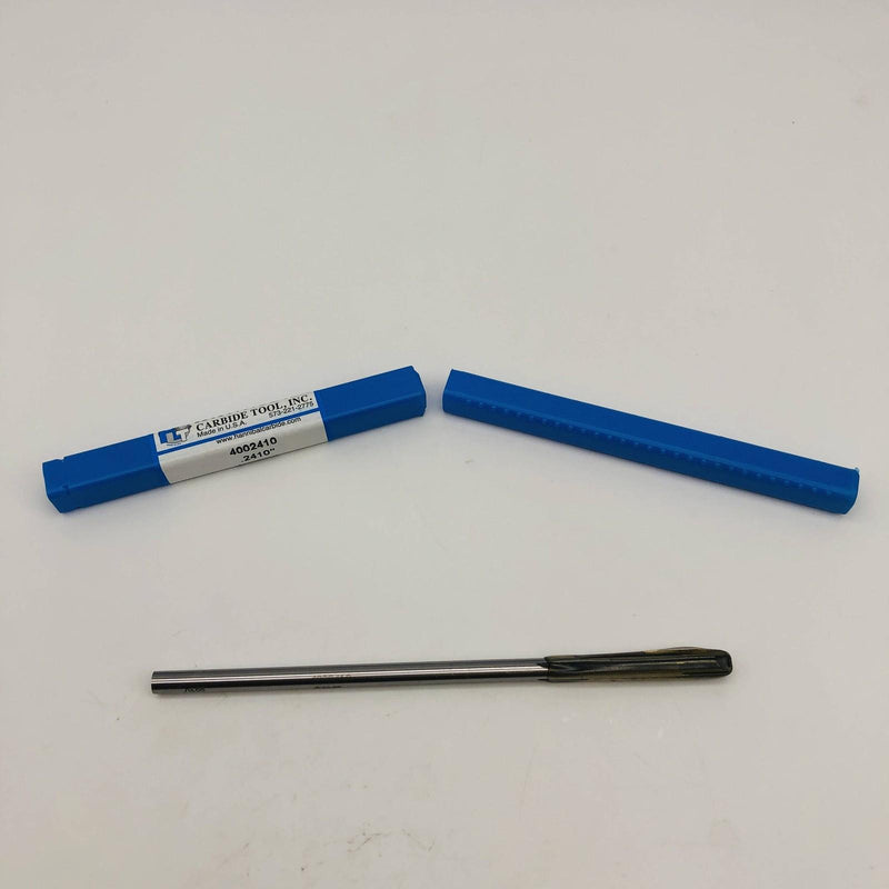 Hannibal Carbide 4002410 Chucking Reamer Straight Shank and Flute .0241 400D 10