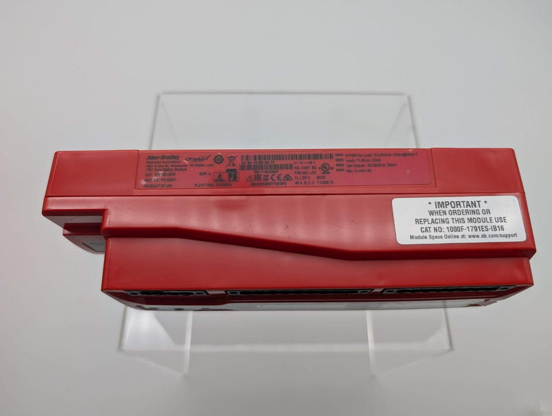 Allen Bradley 1000F-1791ES-IB16 Contact Block Ethernet Input Module 16 Inputs 5