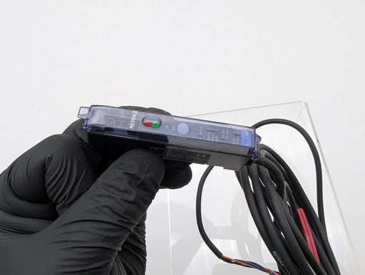 Keyence PS-T1 Main Amplifier Module for PS Series Sensor Heads NPN 6.6ft Cable 2