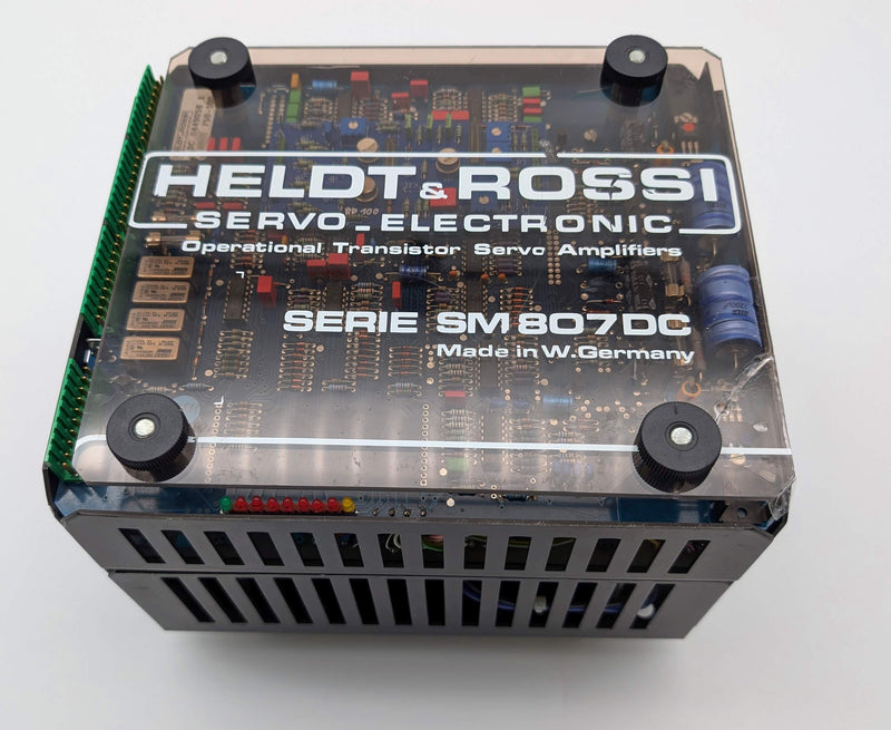 Heldt & Rossi 807E 750-100 Operational Transistor Servo Drive Amplifier SM807DC