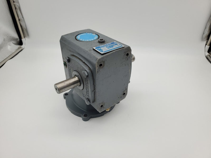 Boston Gear F718-15-B5-H Right Angle Gear Reducer 15:1 Ratio 0.910 HP 7/8" Shaft 6