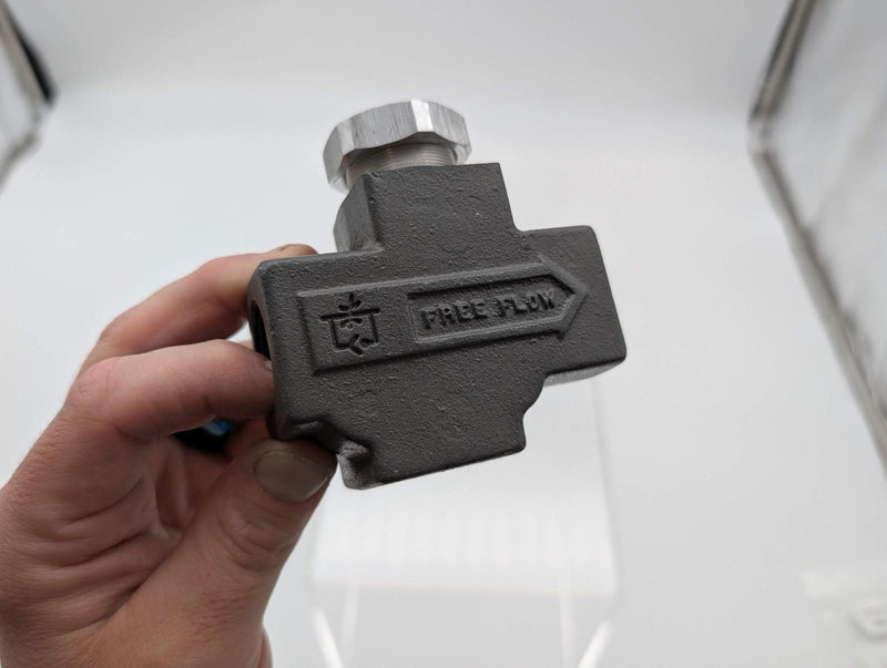 Numatics 5FC3 In Line Flow Control Valve 3/4" NPT 175 PSI Screw Actuator 3