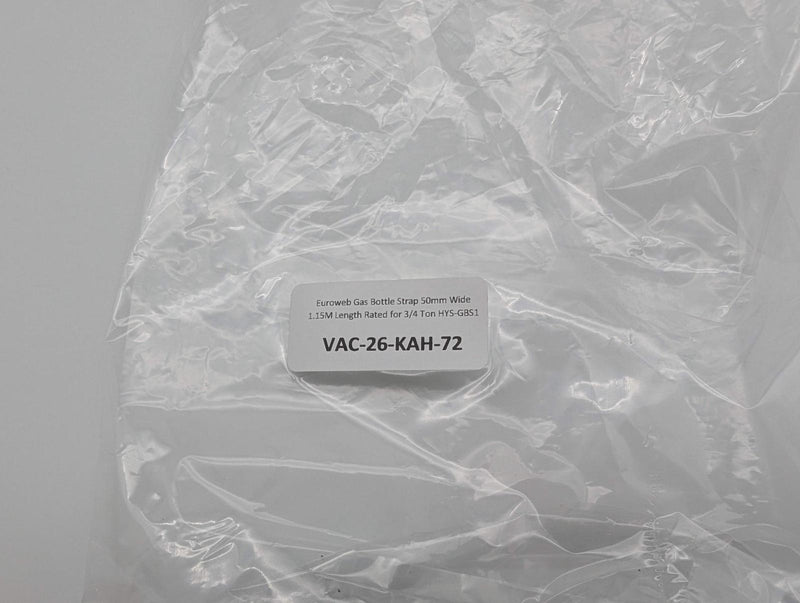 Euroweb Gas Bottle Strap 50mm Wide 1.15M Length Rated for 3/4 Ton HYS-GBS1