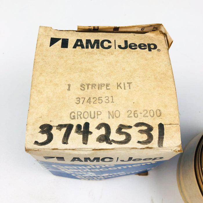 AMC Jeep 3742531 Stripe Kit Decal DR L 1-4U-4 OEM New Old Stock NOS 3