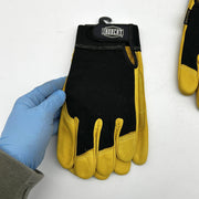 Ironcat 86350 Cowhide Leather Gloves Extra Large XL Hvy Duty Mechanics 2 Pairs 3
