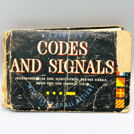 A Guide To Codes and Signals 1942 Peterson McClintock Whitman Pub WW2 Morse Code 1