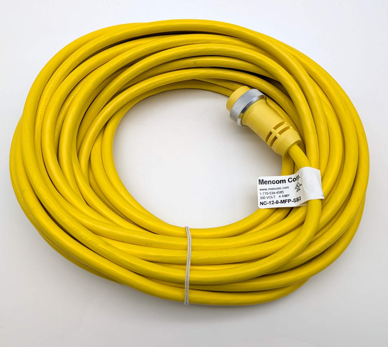 Mencom NC-12-8-MFP-SB3 Pendant Cordset 12 Pin Male to 8 Pin Female 40 Feet