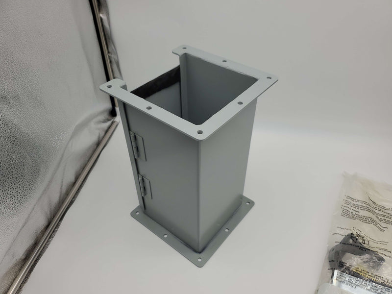 Hoffman F66L12 Straight Wireway Section 12" x L 6"W x 6" H Hinged Cover 1