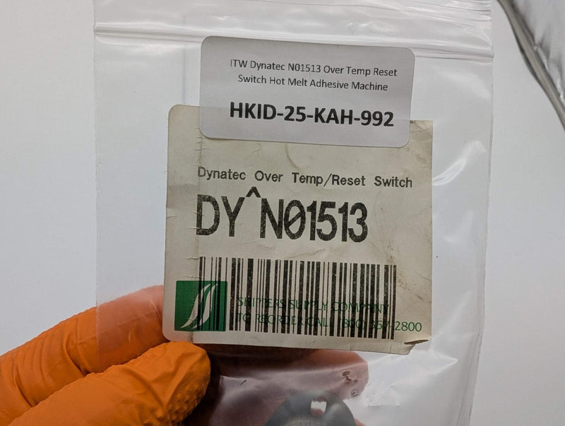 ITW Dynatec N01513 Over Temp Reset Switch Hot Melt Adhesive Machine 4