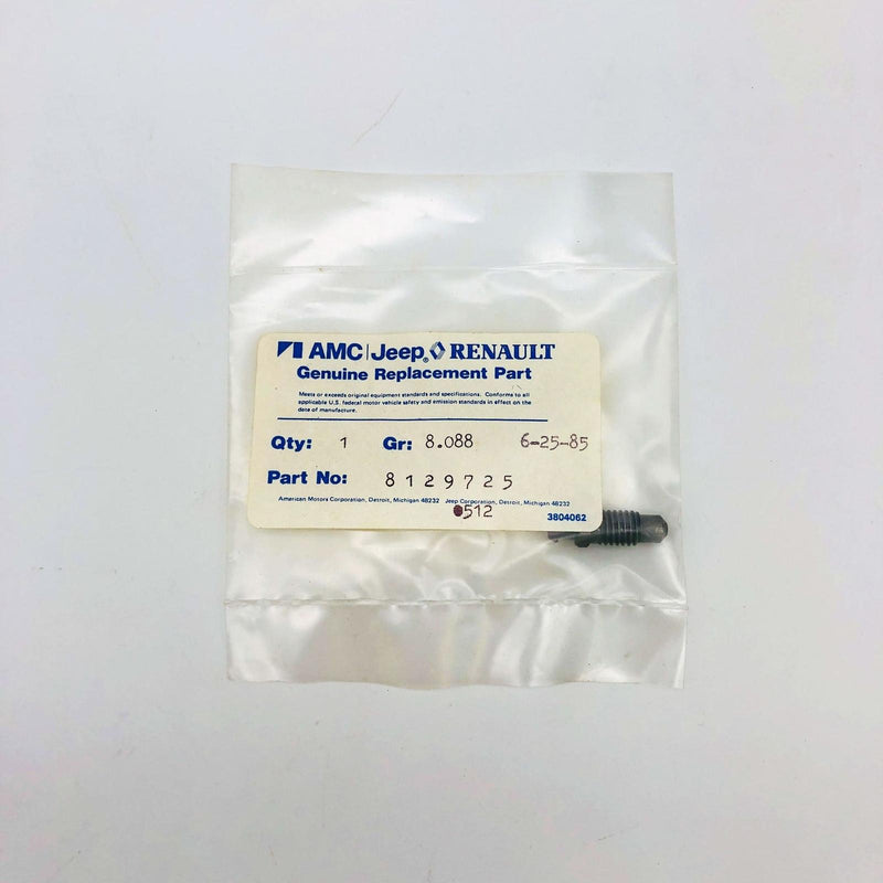 AMC Jeep 8129725 Bleeder Screw for Rear Brakes OEM NOS 81-86 Cher Wag J10 J20 6